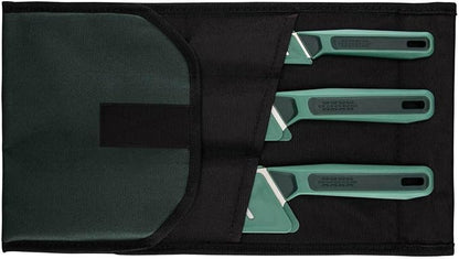 Gerber Gear ComplEAT Knife Set - Camp Cutting Set with Paring Knife with Sheaths, Serrated Utility & Chef's - Dishwasher-Safe