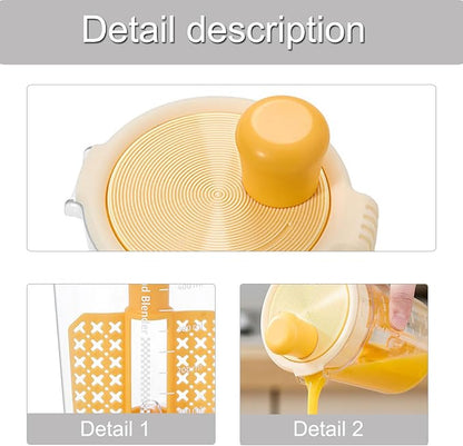 Graduated Cup for Mixing Drink and Eggs Liquid Precise Measurement Mug Kitchen Protein Powder Mixer with Filter Plate