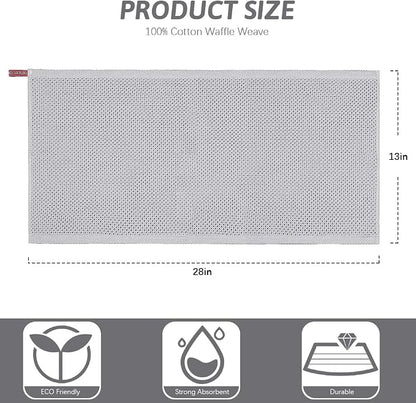 Nialnant Kitchen Hand Towels, 13 x 28 Inches, 100% Cotton Dish Towel for Home, Soft Dish Cloth for Kitchen, Super Absorbent Tea and Bar Towels