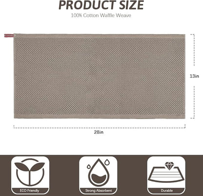 Nialnant 6 Pcs Kitchen Towels, 100% Cotton Kitchen Hand Towels, Super Soft and Absorbent Tea Towel, Dish Towels for Kitchen-13 x 28 in