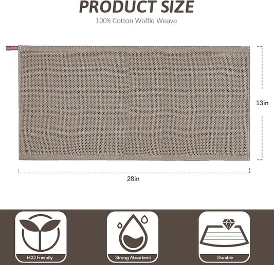 Nialnant 12 Pack Kitchen Dish Towels,100% Cotton Hand Towels for Kitchen, Extra Soft & Absorbent Dish Cloths for Washing Dishes,Cleaning Rags - 13x28in