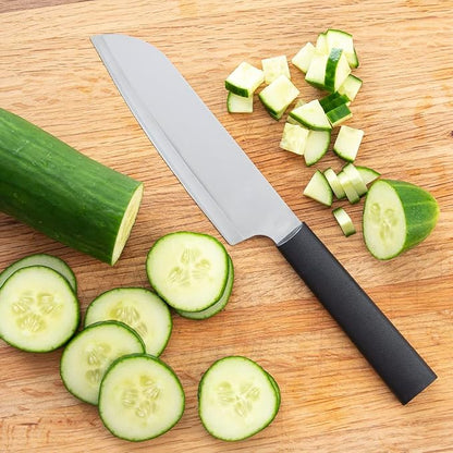 Rada Cutlery Cook’s Knife (W234), 6.25" Stainless Steel Blade, Black Handle, Pack of 2