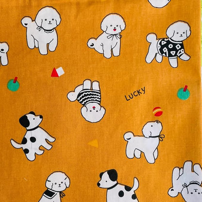 Cotton Fabric Squares 5x5 Charm Packs for Quilting 5 inch for Baby Boy Sewing Patchwork 42pcs (Dog Fabric)