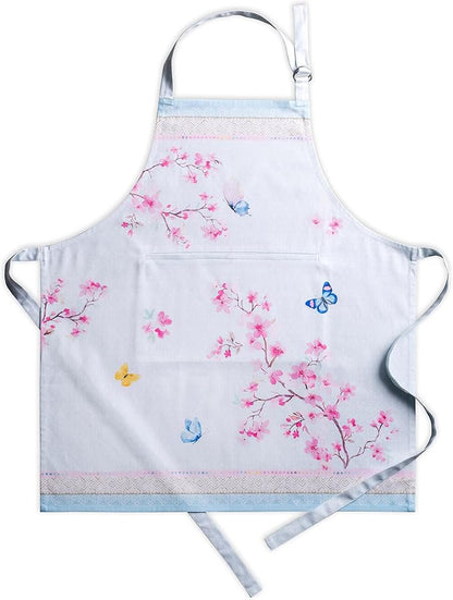 Maison d' Hermine 100% Cotton Apron for women with Pocket Kitchen Chef Apron for Men Cooking Spring Summer