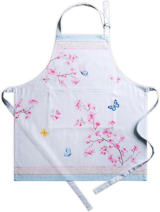 Maison d' Hermine 100% Cotton Apron for women with Pocket Kitchen Chef Apron for Men Cooking Spring Summer
