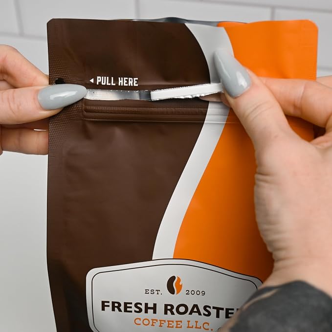 Fresh Roasted Coffee, Anniversary Blend Whole Bean Coffee, Medium Roast, Kosher, 5 lb (80 oz)