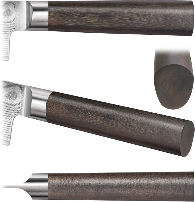 Cangshan HAKU Series 2-Piece Carving Set with Walnut Box, Forged X-7 Damascus Steel, 501158