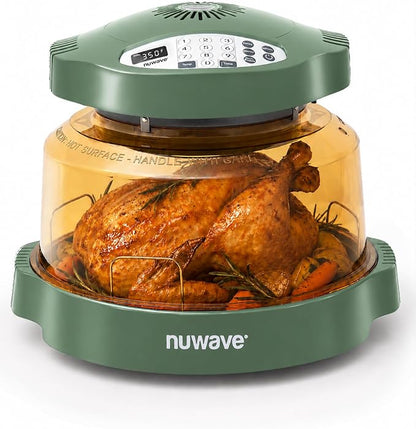 Nuwave Pro Plus 2 Air Fryer Oven, Infrared Countertop Convection, No Defrost No Preheat, Triple Combo Heating, 10-in-1 Multicooker, PFAS & BPA Free, 10LB Capacity, Dishwasher Safe Parts, 20660V03O