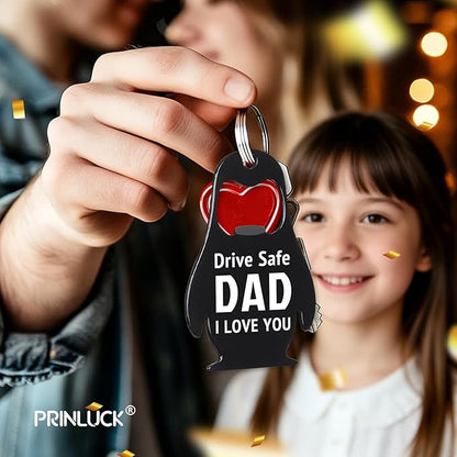 Fathers Day for Dad Gifts, Drive Safe Penguin Gifts - Beer Bottle Opener, Kitchen Bar Gadgets - Gift for Husband from Wife, Dad I Flippin Love You Fathers Day Decoration, Men Christmas Birthday Gift