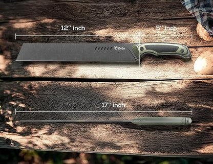 Brisket Knife, 12 Inch Slicing Carving Knife for Meat, G10 Non-Slip | Razor Sharp Stainless Steel, Full Tang, Rust-Resistant, Kitchen Knife for Spanish Ham, Turkey, BBQ, Grilling Gifts For Men