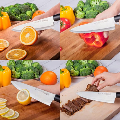MICHELANGELO 8 inch Chef Knife Japanese Knife Wooden Handle