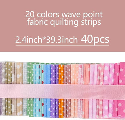 Jelly Roll Fabric, Roll Up Cotton Fabric Quilting Strips, Jelly Roll Strips for Quilting, Patchwork Craft, Patchwork Fabrics Sets with Different Patterns