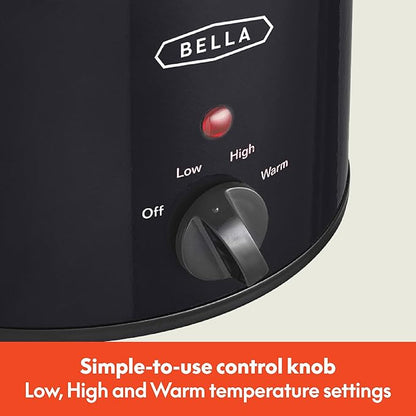 Bella 1.5 QT slow cooker, Black