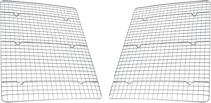 USA Pan Half Sheet Nonstick Roasting and Cooling Rack, Set of 2