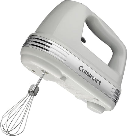 Cuisinart Power Advantage Plus 9-Speed Hand Mixer, 220W-Motor Hand Blender Electric Mixer with 9 Speed Settings, XL Dishwasher-Safe Beaters, 3 Low Mixing Speeds, Storage Case, Cool Grey
