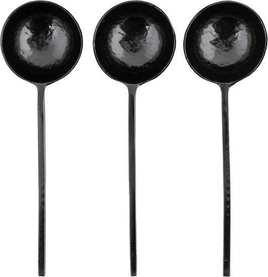 Karma, Spoons Tasting Spoons Set - Spoons Spoons for Cooking - Stainless Steel Kitchen Utensils - Stainless Steel - Set of 3
