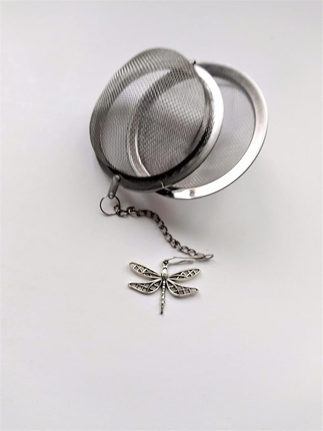 Dragonfly and Butterfly Tea Infuser for Loose Leaves, Metal Teaballs Set of 3