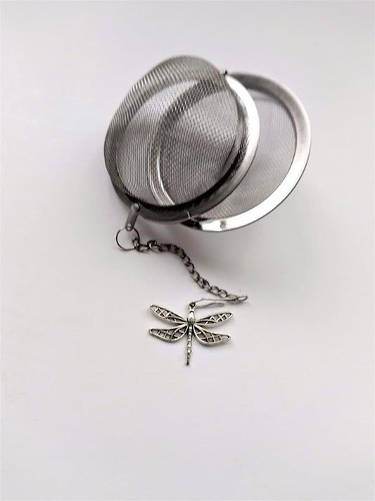 Dragonfly and Butterfly Tea Infuser for Loose Leaves, Metal Teaballs Set of 3