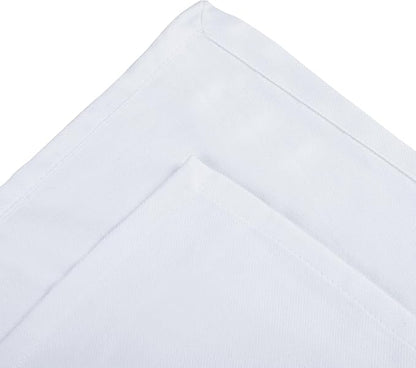 Urban Villa Kitchen Towels 100% Cotton Dish Towels for Kitchen(Set of 3)20”x30” Dish Cloths Highly Absorbent Kitchen Linen Set with Hanging Loop Perfect for Drying Dishes Cleaning Hand Towels – White