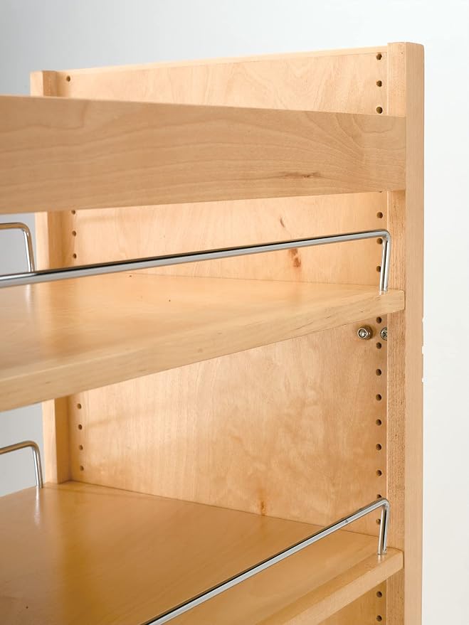 Rev-A-Shelf PULLOUT, Pant Try, Wood, 51" H X 8" W