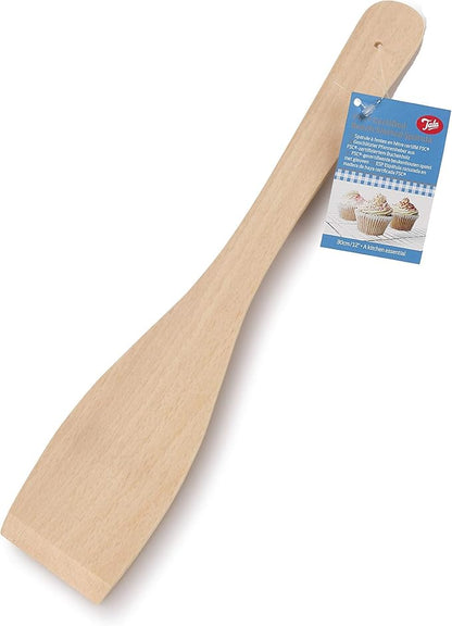 Tala FSC Certified Beechwood Slotted Spatula, Beige, 30cm