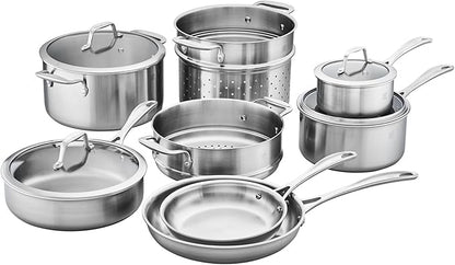 ZWILLING Spirit Stainless Stainless Steel Cookware Set, 12 pc