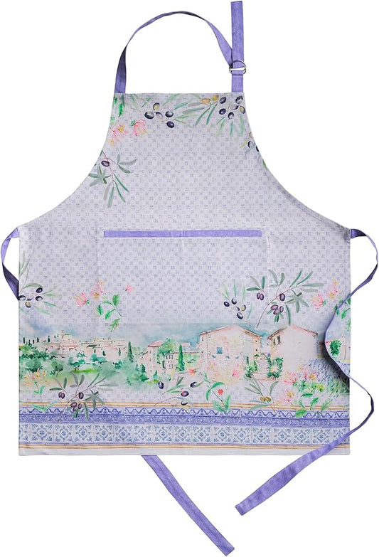 Maison d' Hermine 100% Cotton Apron for women with Pocket Kitchen Chef Apron for Men Cooking Spring Summer