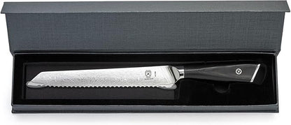 Mercer Culinary M13789 Premium Grade Super Steel, 8-Inch Serrated Bread Knife, G10 Handle