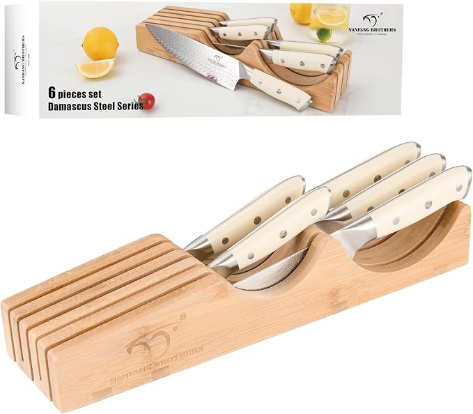 NANFANG BROTHERS Damascus + VG10 Knife,70 Layers, Sharp,Multi-functional,Cooking Utensils,Cutting Meat,Vegetables,Fruits,Home Use,Commercial