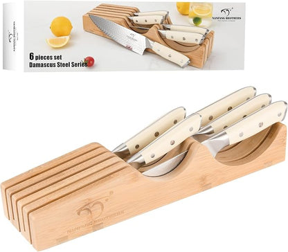 NANFANG BROTHERS Damascus + VG10 Knife,70 Layers, Sharp,Multi-functional,Cooking Utensils,Cutting Meat,Vegetables,Fruits,Home Use,Commercial