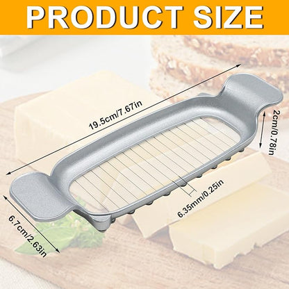 Butter Slicer Cutter Stainless Steel Multipurpose Cheese Slicer for Block Cheeses and Butter Gadgets Accessories