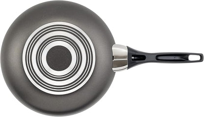 Farberware Dishwasher Safe Aluminum Nonstick Cookware Pots and Pans Set, 15-Piece, Pewter