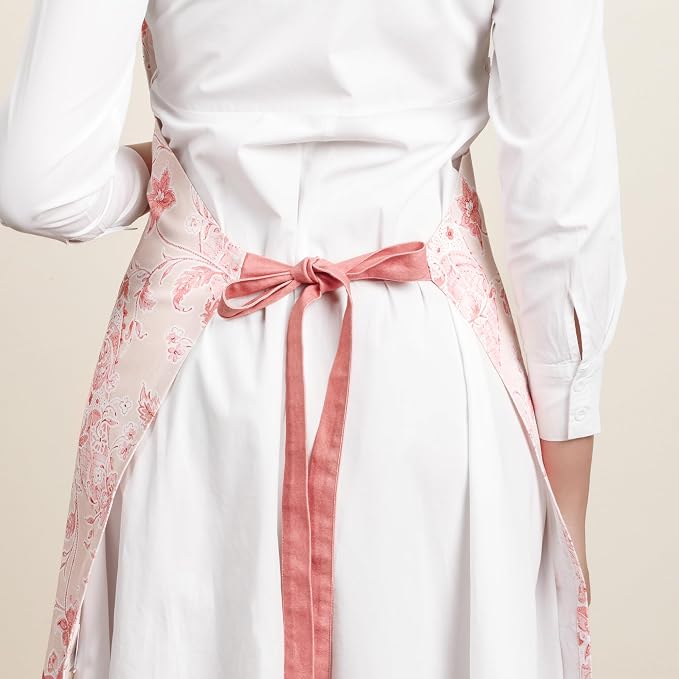 Maison d' Hermine 100% Cotton Apron for women with Pocket Kitchen Chef Apron for Men Cooking Spring Summer