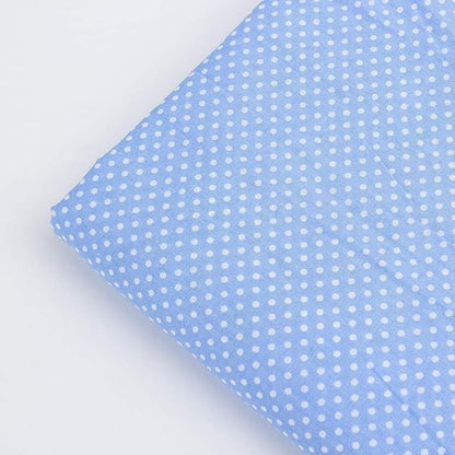 7Pcs 9.8" x 9.8"(25 * 25CM) Cotton Fabric DIY Making Supplies Quilting Patchwork Fabric Fat Quarter Bundles DIY for Quilting Cotton Patchwork Cushions (Blue, 9.8" x 9.8")