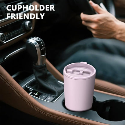 TILUCK 20 oz Insulated Tumbler with BPA-Free Lid, Stainless Steel Vacuum Travel Coffee Mug, Double Wall Coffee Tumbler（20oz，Matte LightPurple）