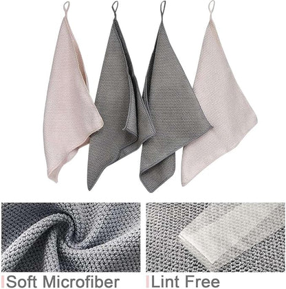 6Pack Barista Towels, Barista Microfiber Cloths, Coffee Cleaning Accessories for Espresso Machine, Steam Wand, Countertop,12”x12”