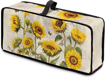 Toaster Cover 2 Slice Sunflower Beige Cover for 2 Slice Slim Toaster, Dustproof Small Appliance Covers Protects from Dust & Spills Kitchen Appliance Protector