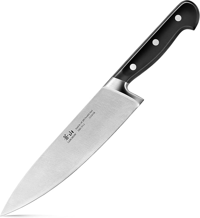 Cangshan TV2 Series 1020038 14C28N Swedish Steel Forged Chef Knife, 8-Inch