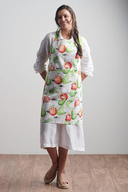 Maison d' Hermine 100% Cotton Apron for women with Pocket Kitchen Chef Apron for Men Cooking Spring Summer