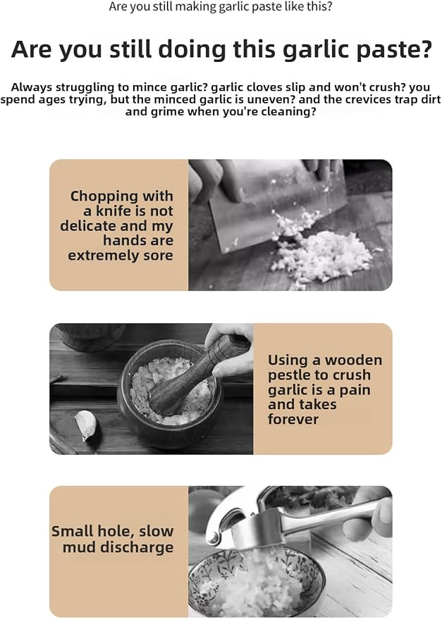 Garlic Pressing Tool Manual Circular Garlic Press Paste Garlic Mud Pressing Tool for Home Kitchen Use Crushing Tool