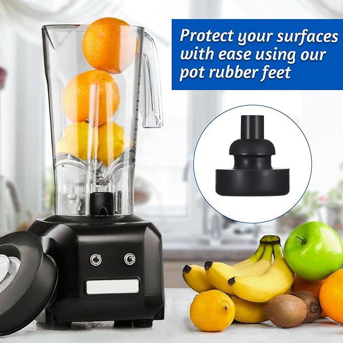 8 Pcs Rubber Feet for Slow Cookers, Replaceable Slow Cooker Legs, Slow-Cooker Insert Accessories, Pot Rubber Feet Replacement, Prevent Scratches Marks and Break (0.51 x 0.55 Inch)