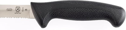Mercer Culinary Millennia Black Handle Tiger Edge Slicer, 8-Inch