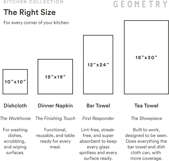 GEOMETRY Christmas Kitchen Towels - Quick Dry Microfiber Cloth Dish Towels for Kitchen Drying - Premium Quick Dry Towel 3-Pack Set - Jubilee Tea Towel