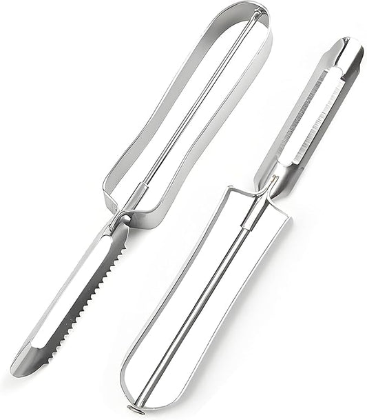 Potato Peelers for Kitchen, 2 Pcs, Just Like Mom's old steel Peeler