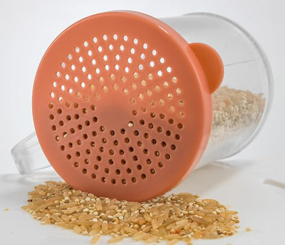 WINCO Dredge with snap on Lids, Clear