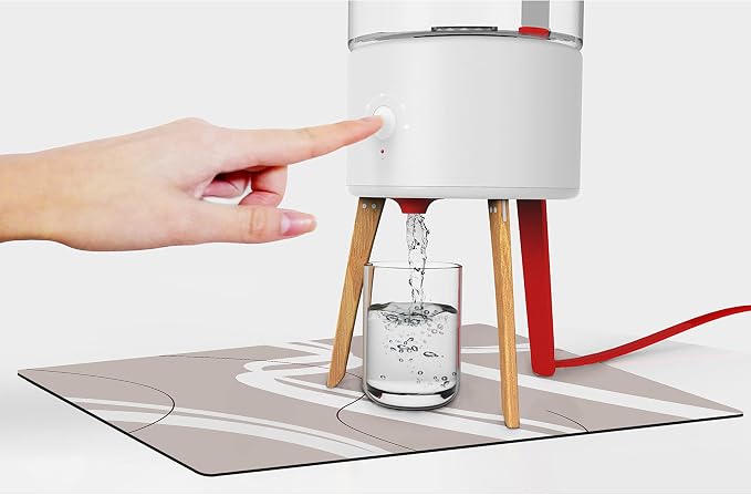 Golener Bar Counter Protector Absorbent Coffee Maker Spill Rug, Heat Resistant Tamping Mat Protects Against Spills, Water Proof Kitchen Decor, Use as Cup Mat