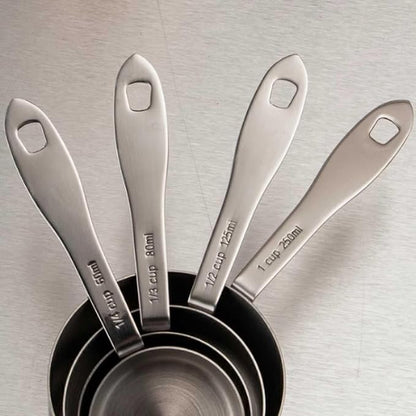 Gravy Boat Stainless Steel Measuring Sauce Boat Spoon Measuring Cup Kitchen Scale Measuring Spoon Milk Powder Coffee Baking Dosing Tool Gravy Jug