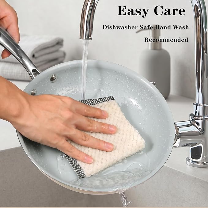 Cookware Ceramic Nonstick Frying Pans: 3Pieces Non Stick Skillet 8 9.5 11 Inches - Healthy Egg Fry Pans - Free of PTFE,PFOA,PFAS