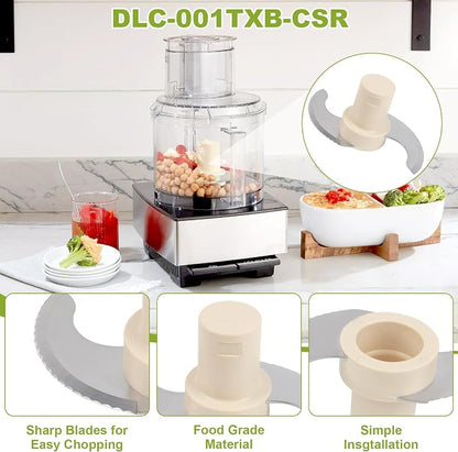 Blade for Cuisinart 14 Cup Food Processor Replacement for Model DLC-2014, DFP-14BCNY, DFP-14BCN, DFP-14BWN - ONLY for Cuisinart Blades 14 Cup - Part# DLC-001TXB-CSR