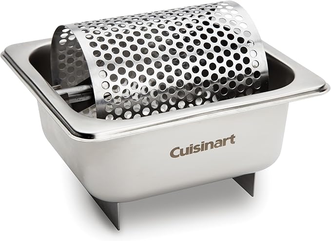 Cuisinart Stainless Steel Butter Wheel, Raised Bottom Butter Roller for Griddle for Golden Crust and Even Spread, Kitchen Grill Accessory for Burgers, Bread, BBQ, Cookouts, Tailgates (Pack of 6)